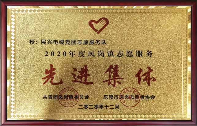 Minxing Cable Party Group Volunteer Service Team won the honorary title of 